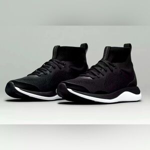 Lululemon Chargefeel Mid Shoes Black Workout Comfort Running Sneakers Size 10.5